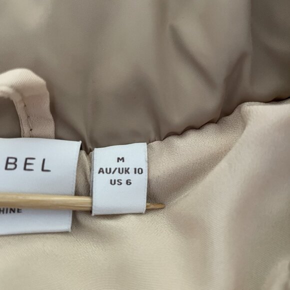 THE FIFTH LABEL Remake Cropped Boxy Puffer Coat in Beige – Size M / 6 - Picture 9 of 9